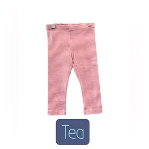 Tea Collection Pink Striped Leggings